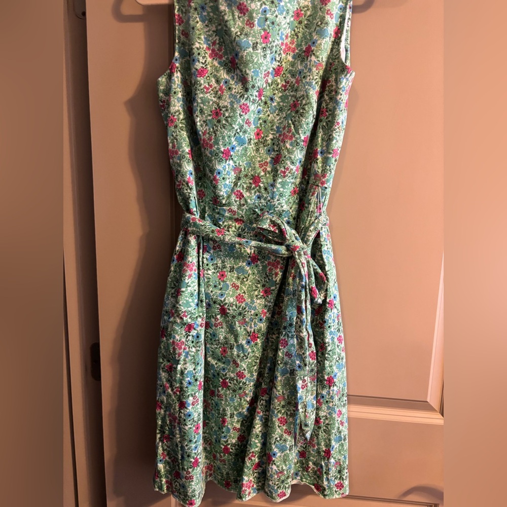 Anne Klein Green Floral Dress